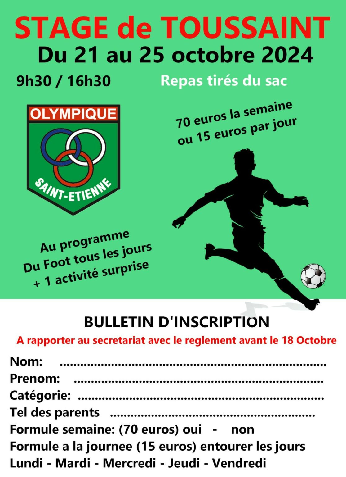 Règlement intérieur et charte - Olympique Saint-Etienne